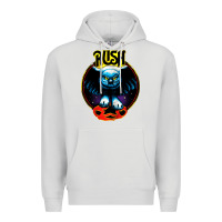 Dove Grey rush transparent Premium Hoodie - linhVisuals