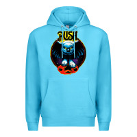 Ocean Blue rush transparent Premium Hoodie - linhVisuals