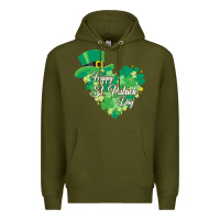 Army Green happy st patricks day funny irish Premium Hoodie - linhVisuals