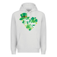 Dove Grey happy st patricks day funny irish Premium Hoodie - linhVisuals