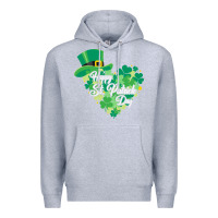 Heather Grey happy st patricks day funny irish Premium Hoodie - linhVisuals