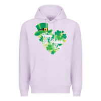 Lilac happy st patricks day funny irish Premium Hoodie - linhVisuals