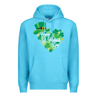 Ocean Blue happy st patricks day funny irish Premium Hoodie - linhVisuals