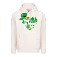 Pale Pink happy st patricks day funny irish Premium Hoodie - linhVisuals
