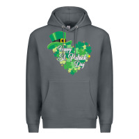 Rock happy st patricks day funny irish Premium Hoodie - linhVisuals
