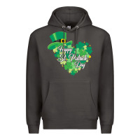 Smoke happy st patricks day funny irish Premium Hoodie - linhVisuals