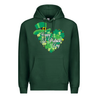Sports Green happy st patricks day funny irish Premium Hoodie - linhVisuals