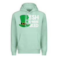 Seafoam irish you were naked funny st patrick day Premium Hoodie - linhVisuals