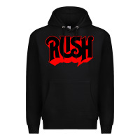 Black rush rock Premium Hoodie - linhVisuals