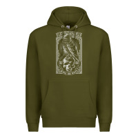 Army Green edgar allen poe the raven nevermore t shirt Premium Hoodie - linhVisuals