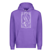 Purple edgar allen poe the raven nevermore t shirt Premium Hoodie - linhVisuals