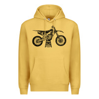 Antique Gold YZ450F Eli Tomac Motorcycles Premium Hoodie - linhVisuals