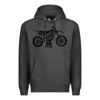Charcoal Heather YZ450F Eli Tomac Motorcycles Premium Hoodie - linhVisuals