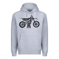 Heather Grey YZ450F Eli Tomac Motorcycles Premium Hoodie - linhVisuals