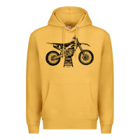 Mustard YZ450F Eli Tomac Motorcycles Premium Hoodie - linhVisuals