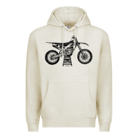 Oatmeal Heather YZ450F Eli Tomac Motorcycles Premium Hoodie - linhVisuals