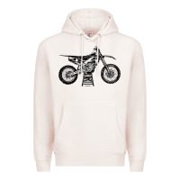 Pale Pink YZ450F Eli Tomac Motorcycles Premium Hoodie - linhVisuals