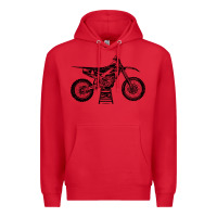 Red YZ450F Eli Tomac Motorcycles Premium Hoodie - linhVisuals