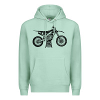 Seafoam YZ450F Eli Tomac Motorcycles Premium Hoodie - linhVisuals