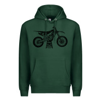Sports Green YZ450F Eli Tomac Motorcycles Premium Hoodie - linhVisuals
