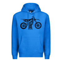 True Royal YZ450F Eli Tomac Motorcycles Premium Hoodie - linhVisuals