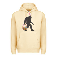 Pina Colada funny bigfoot easter design with easter basket and bigfoot t shirt Premium Hoodie - linhVisuals