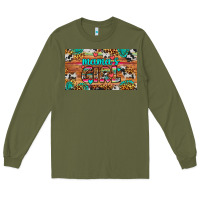 Army Green mama's girl sippy cup Long Sleeve Tee - Artiststas