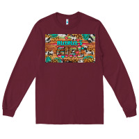 Burgundy mama's girl sippy cup Long Sleeve Tee - Artiststas