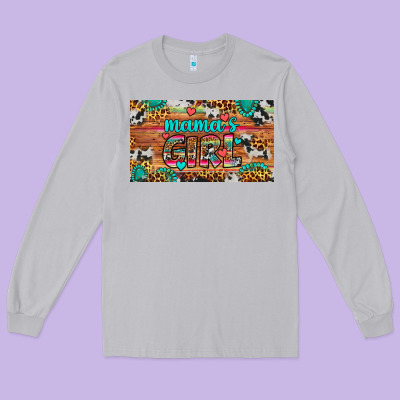 Mama's Girl Sippy Cup Long Sleeve Tee Designed By Artiststas