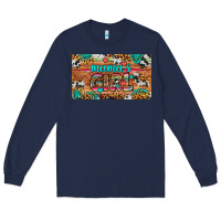 Navy mama's girl sippy cup Long Sleeve Tee - Artiststas
