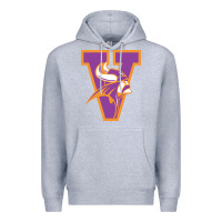 Heather Grey missouri valley college vikings vectorized Premium Hoodie - linhVisuals