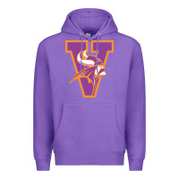 Purple missouri valley college vikings vectorized Premium Hoodie - linhVisuals