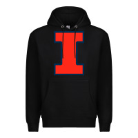 Black illinois fighting illini Premium Hoodie - linhVisuals