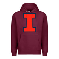 Burgundy illinois fighting illini Premium Hoodie - linhVisuals