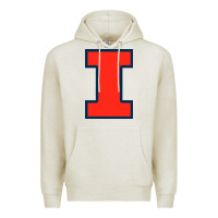 Oatmeal Heather illinois fighting illini Premium Hoodie - linhVisuals