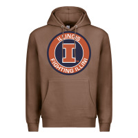 Chestnut illinois fighting illini Premium Hoodie - linhVisuals