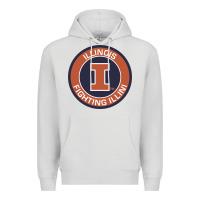 Dove Grey illinois fighting illini Premium Hoodie - linhVisuals