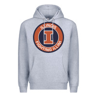 Heather Grey illinois fighting illini Premium Hoodie - linhVisuals