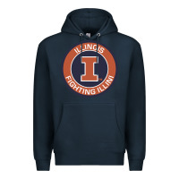 Navy illinois fighting illini Premium Hoodie - linhVisuals