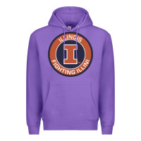 Purple illinois fighting illini Premium Hoodie - linhVisuals