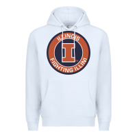 White illinois fighting illini Premium Hoodie - linhVisuals