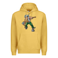 Antique Gold montana technological university orediggers vectorized Premium Hoodie - linhVisuals