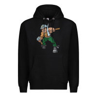 Black montana technological university orediggers vectorized Premium Hoodie - linhVisuals