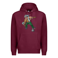 Burgundy montana technological university orediggers vectorized Premium Hoodie - linhVisuals