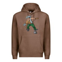 Chestnut montana technological university orediggers vectorized Premium Hoodie - linhVisuals