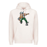 Pale Pink montana technological university orediggers vectorized Premium Hoodie - linhVisuals