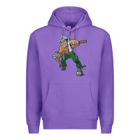 Purple montana technological university orediggers vectorized Premium Hoodie - linhVisuals