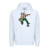 White montana technological university orediggers vectorized Premium Hoodie - linhVisuals