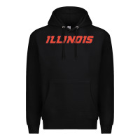 Black illinois fighting illini Premium Hoodie - linhVisuals