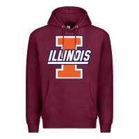 Burgundy illinois fighting illini Premium Hoodie - linhVisuals